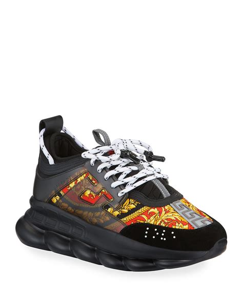 versace chain reaction on sale|Versace Sneakers for Men .